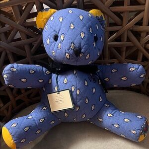 New Vera Bradley Teddy Bear Blue Baby NWT